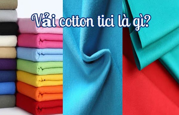 Các cuộn vải cotton tici nhiều màu